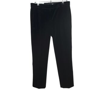 NWT Ann Taylor The Ankle Devin Fit Pants Black Velvet Size 2 Dressy Evening